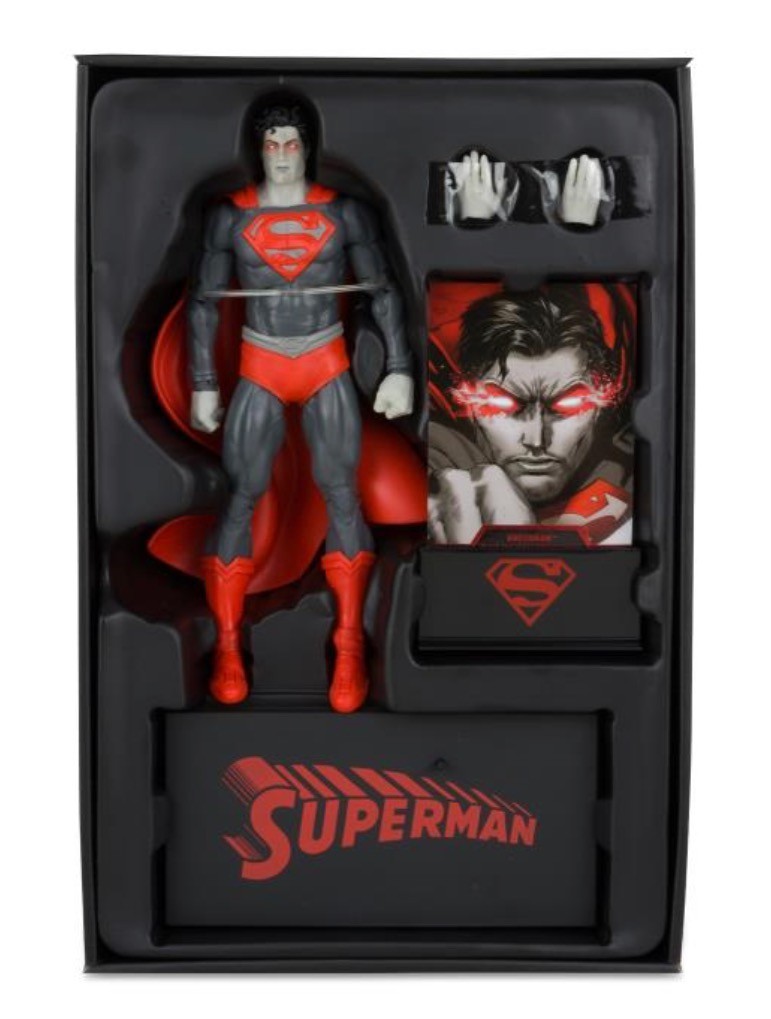 Superman Black Adam Black White Accent edition BBTS 2023 exclusive DC Multiverse