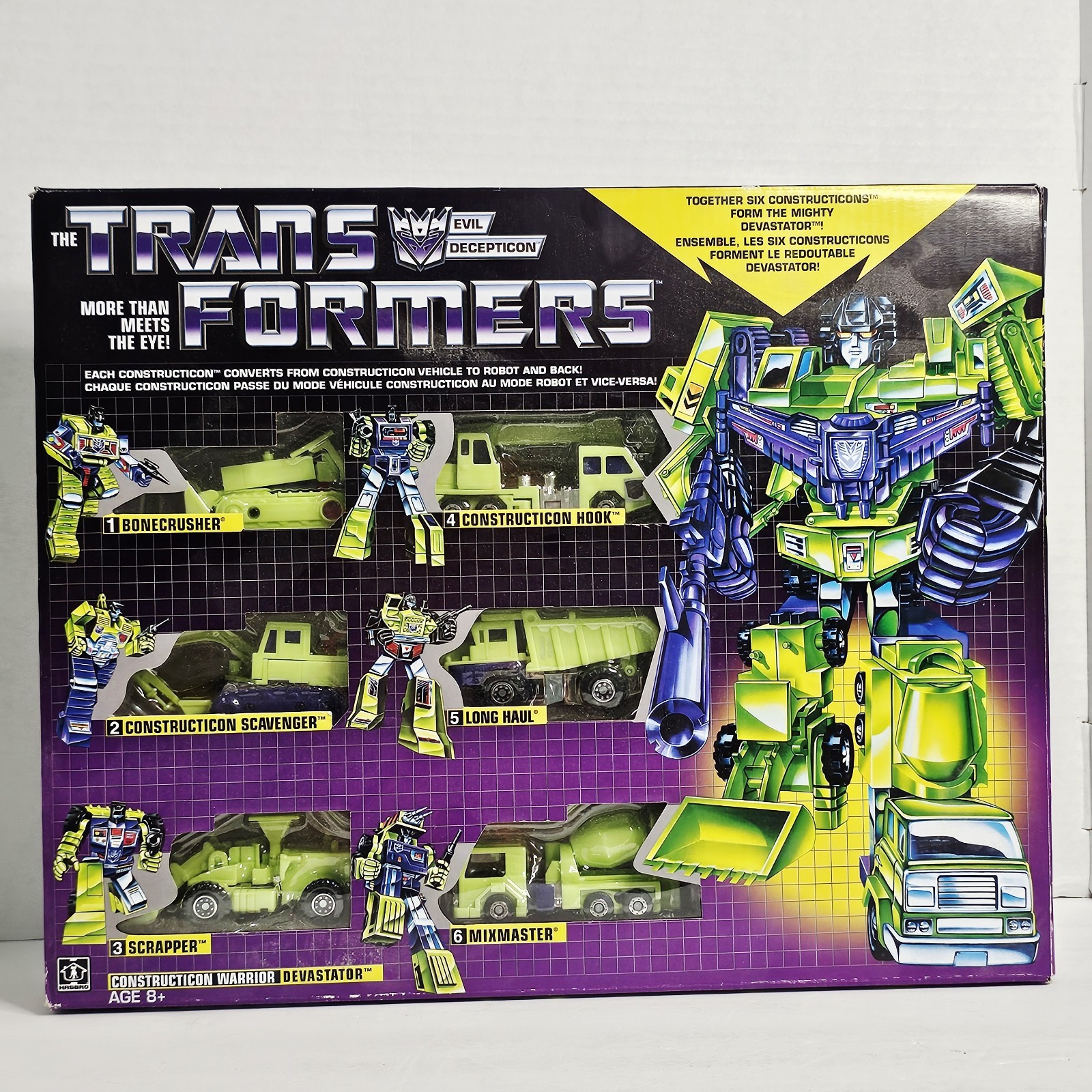 Transformers Vintage G1 Constructicon Devastator Walmart Exclusive COMPLETE Open