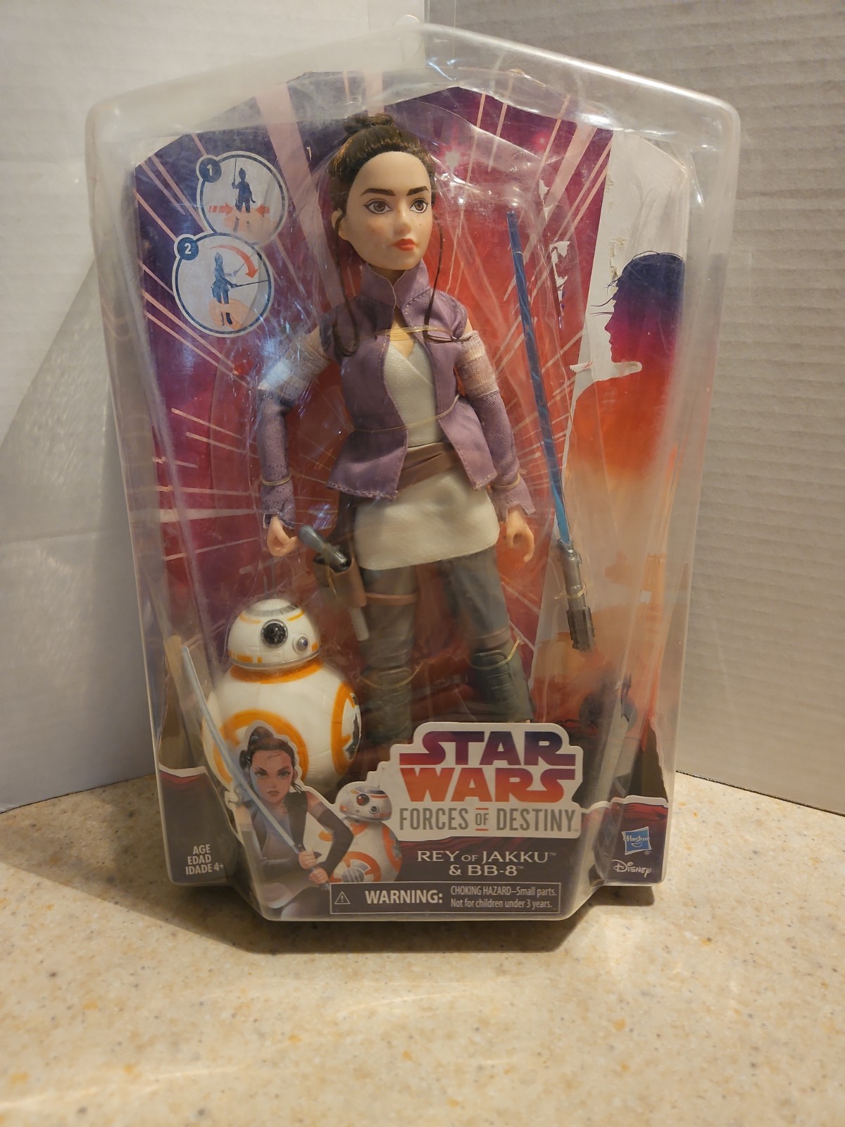 Star Wars: Forces of Destiny – Rey of Jakku and BB-8 Adventure Set – NEW