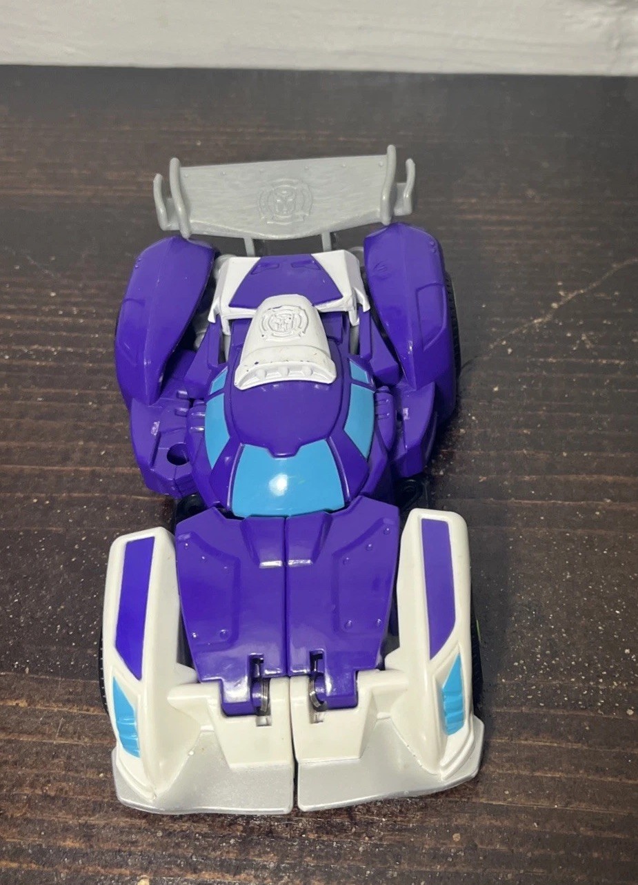 2015 Hasbro Transformers Rescue Bots BLURR Purple Car Figure Playskool