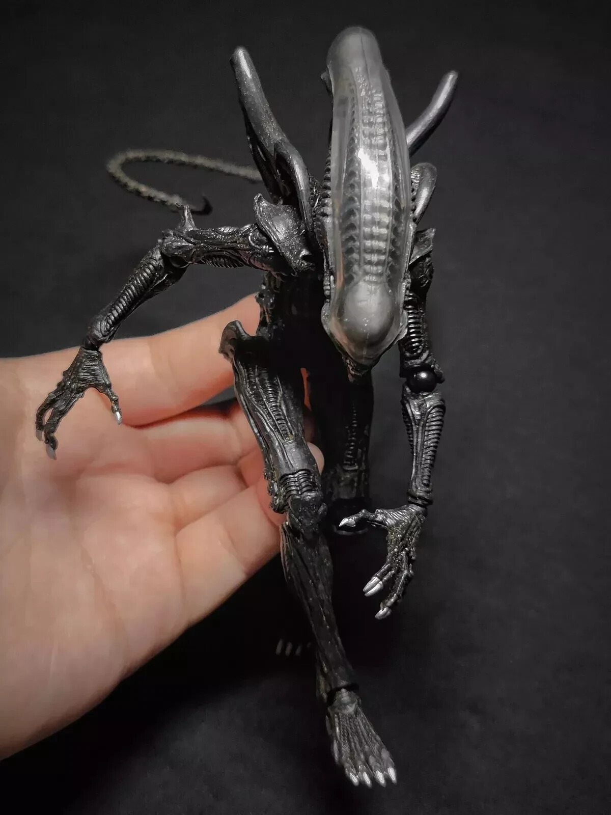 Hot Alien Xenomorph With Facehugger 6&Prime; Action Figure Halloween Toy WITH BOX SET