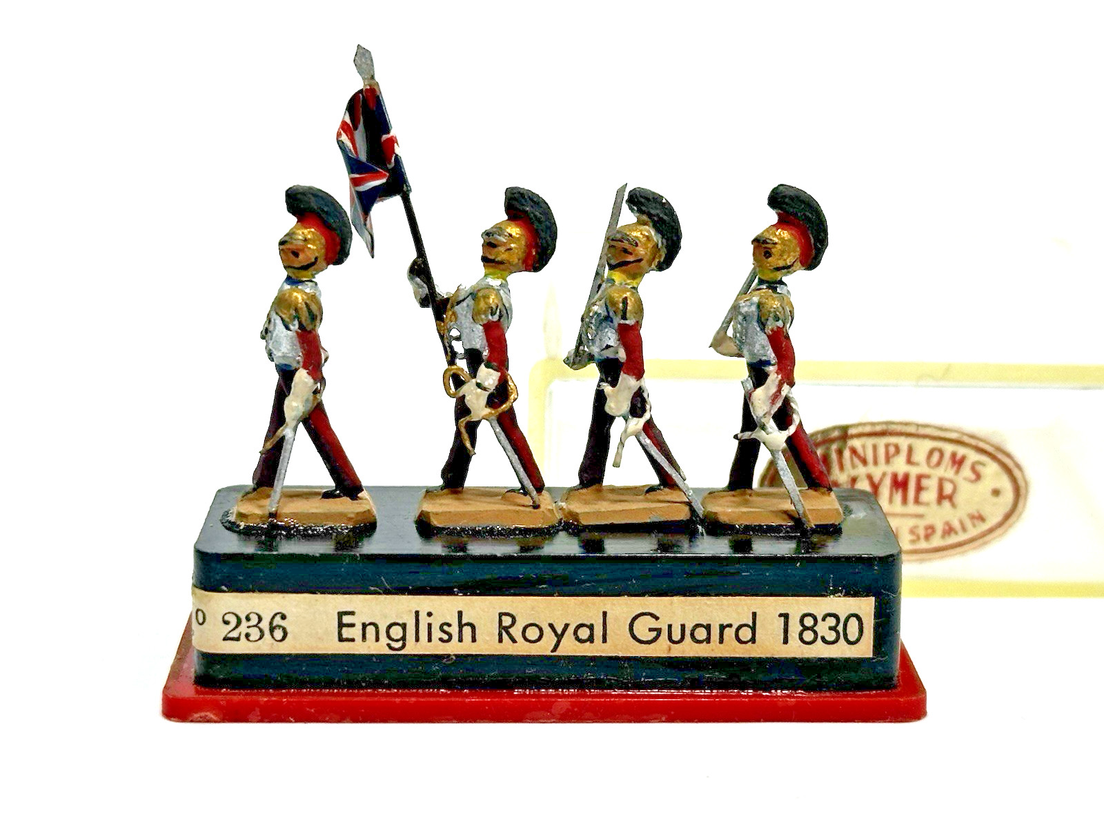 Alymer Miniploms 1:87 Mini Lead Toy Soldiers Made in Spain 1960s Royal Guard