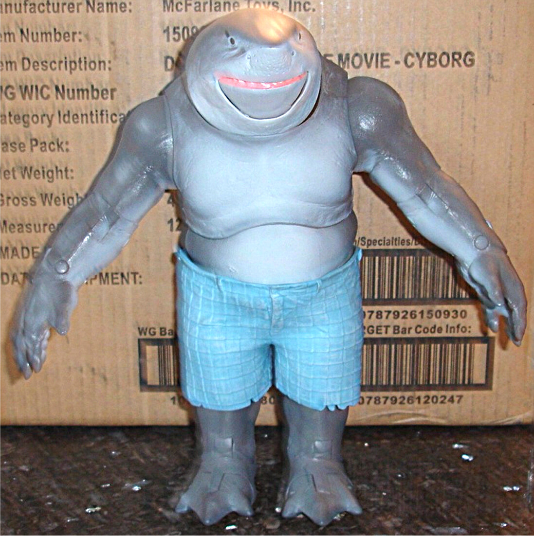 KING SHARK BAF SUICIDE SQUAD DC MULTIVERSE TODD McFARLANE TOYS ACTION FIGURE