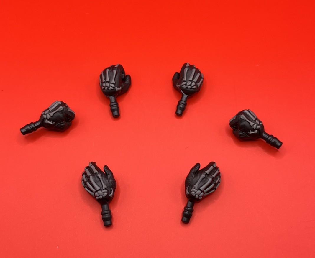 Valaverse Blackbeard (x6) Skeleton Glove Hands Fodder 1/12 Scale 2026
