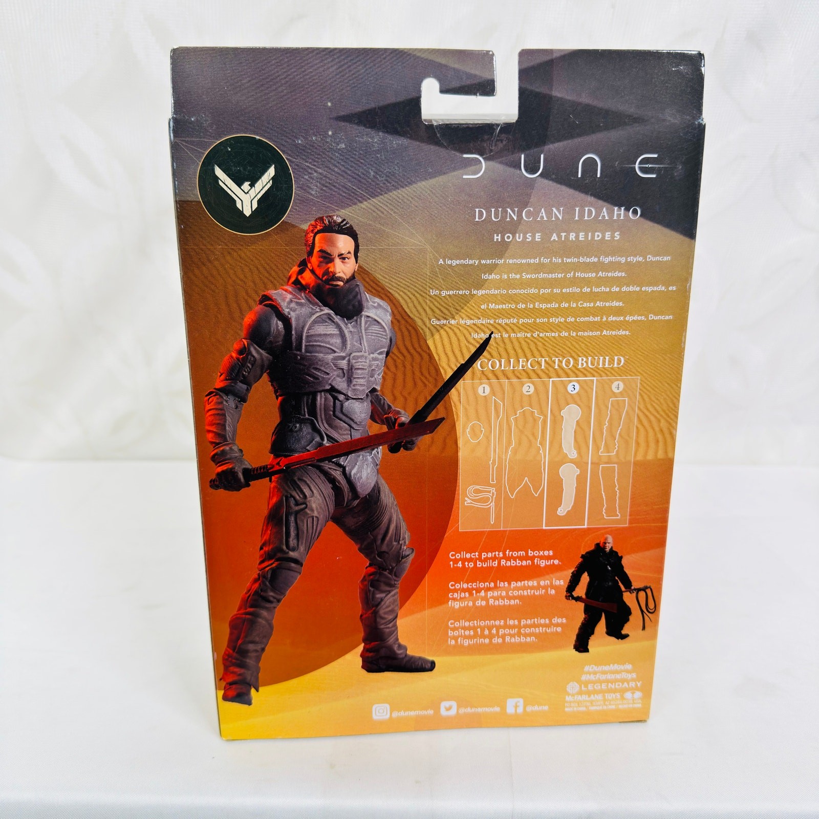 Dune Duncan Idaho House Atreides Build-A-Rabban 7&Prime; Action Figure