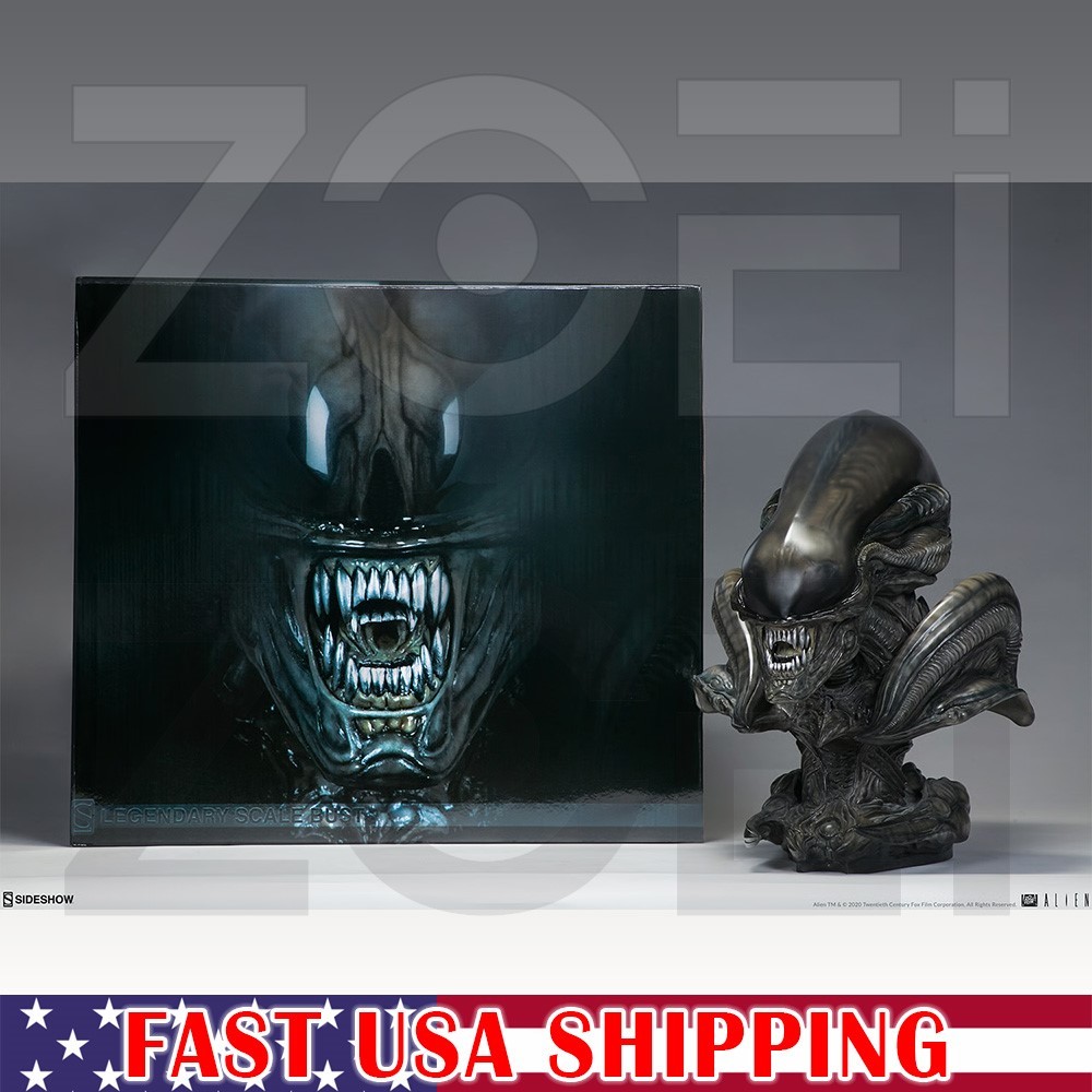 Sideshow Aliens Xenomorph Parasite Mythos Legendary Scale Bust Statue Figure