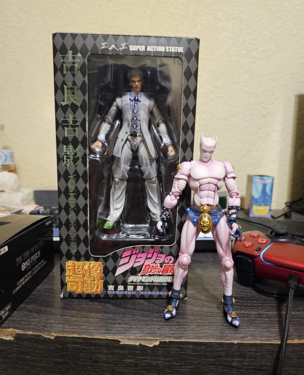 SAS Super Action Statue Yoshikage Kira JoJo Action Figure w/Stand Hands Head