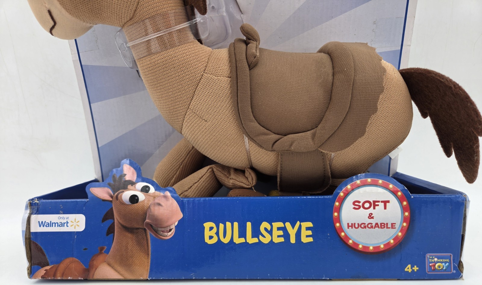 NEW! Toy Story 4 Bullseye Soft & Huggable Horse Walmart Exclusive Thinkway Toys