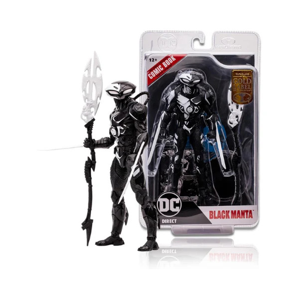 DC Multiverse Black Manta Page Punchers Gold Label 7&Prime; Figure