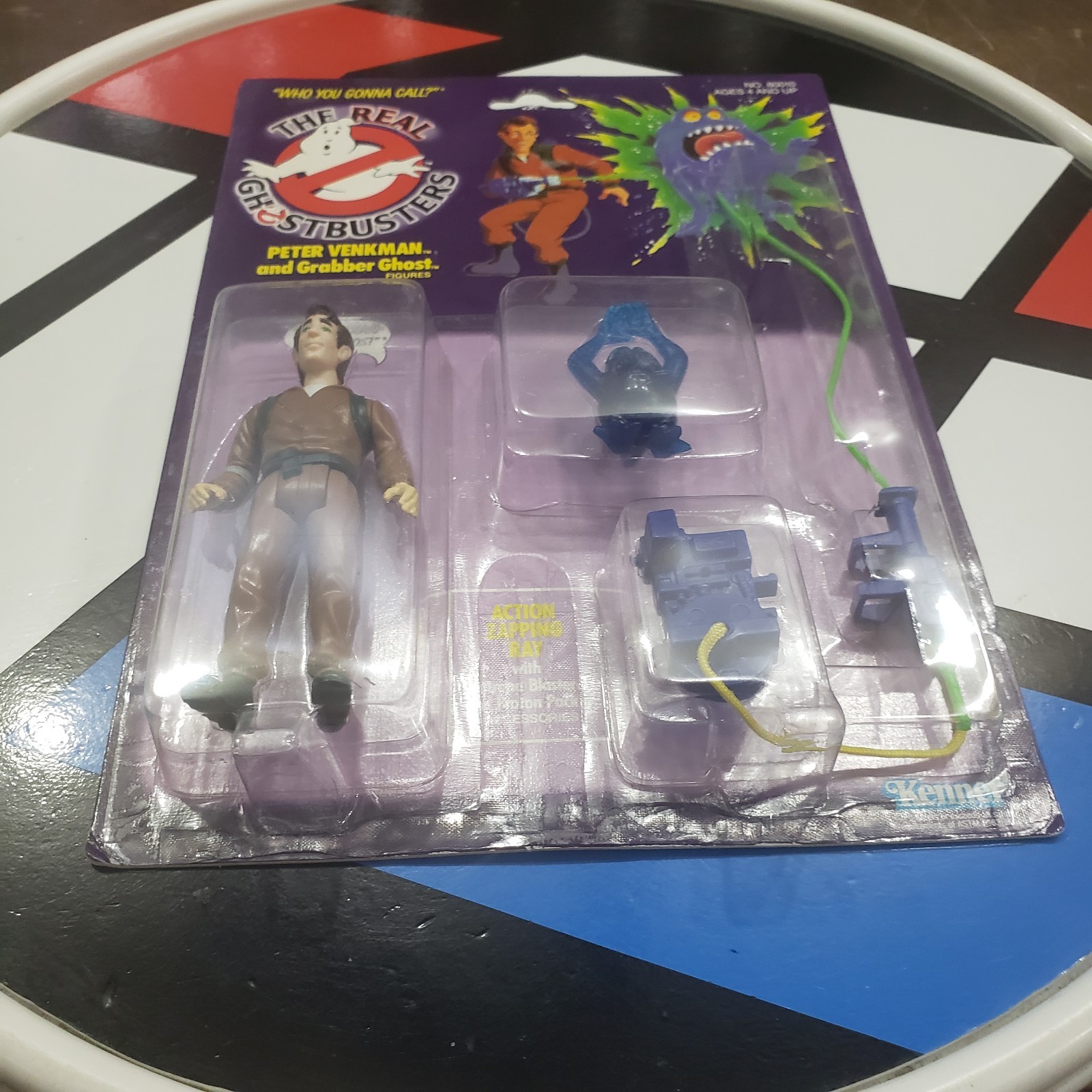 Kenner Real Ghostbusters 1986 Original PETER VENKMAN Grabber Ghost NEW MOC L