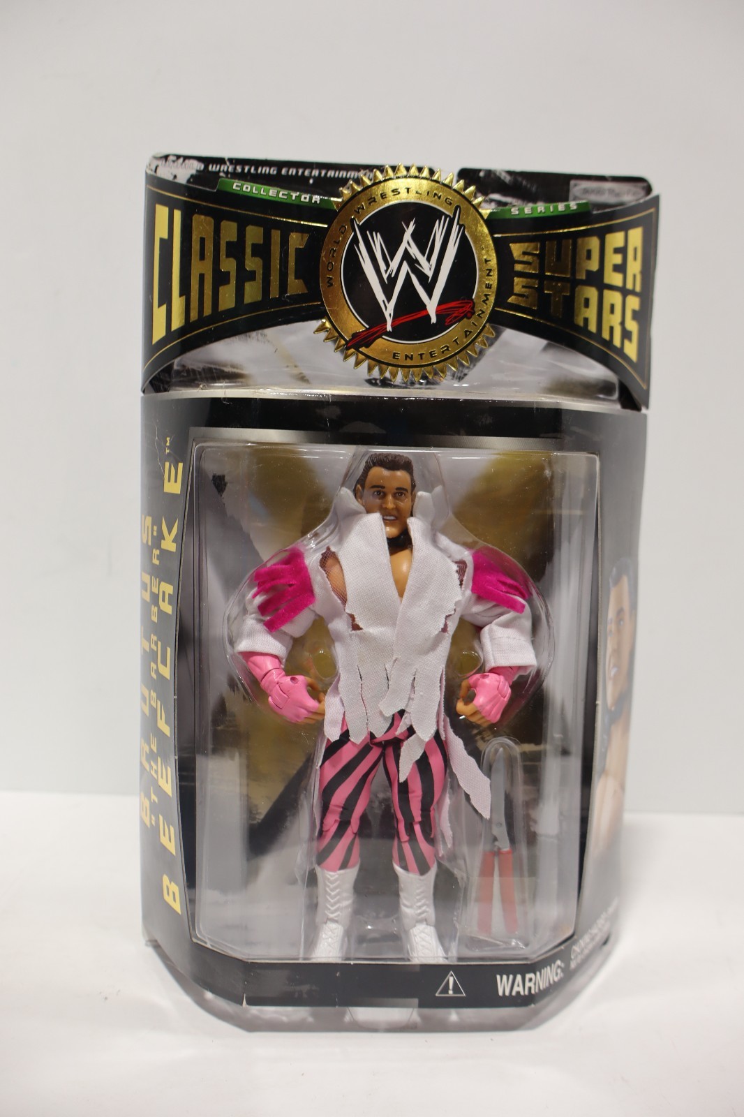MIP WWE Classic Superstars Brutus The Barber Beefcake Series 5 Figure Jakks 2004