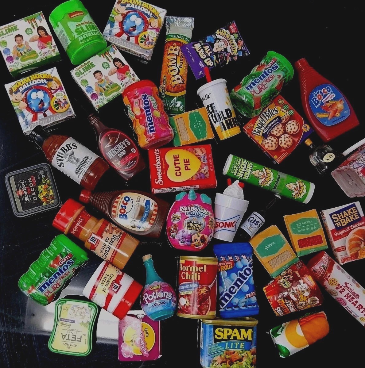 Zuru Mini Brands Lot Of 39 Mixed Grocery Foodie Slime Random Bulk Dollhouse
