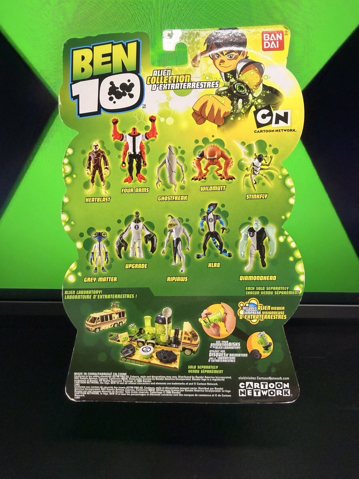 Ben 10 HeatBlast Alien Collection Action Figure – Bandai 2006 Series 1 CN