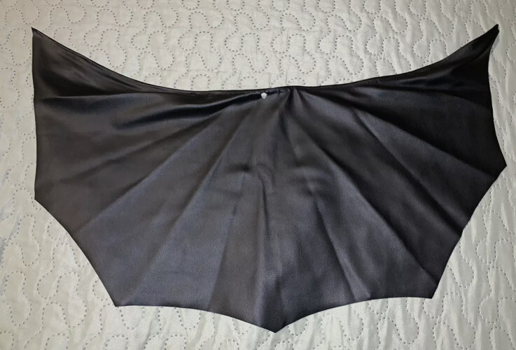 Custom Batman Wired Drape Leather Cape Only Dc Multiverse mcfarlane NOT FIGURE