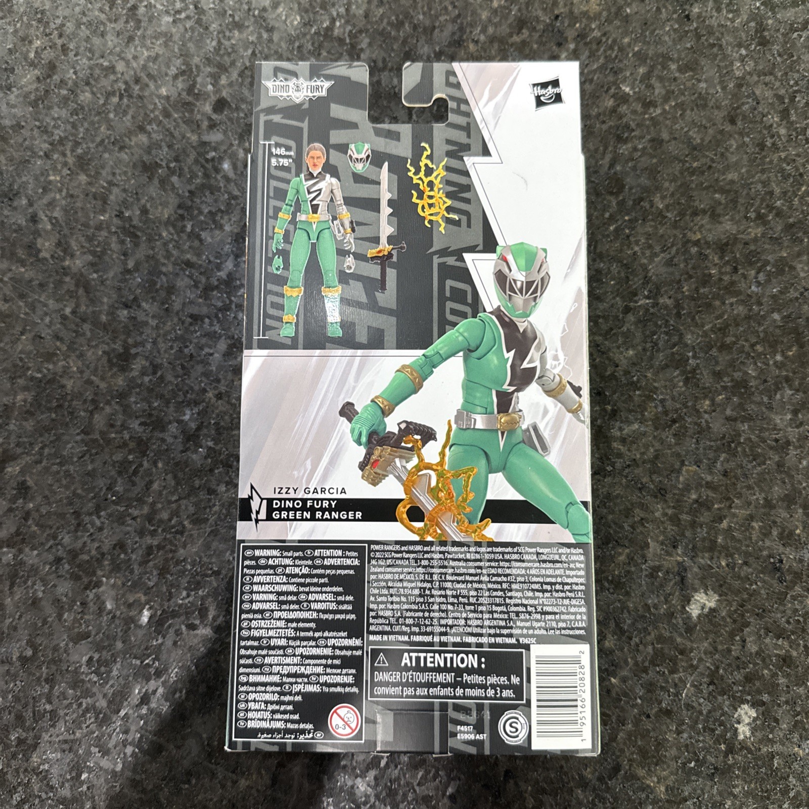 Power Rangers – Lightning Collection Dino Fury Green Ranger ~ Sealed