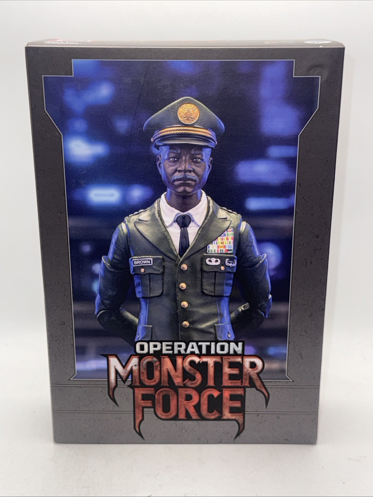 OPERATION MONSTER FORCE GENERAL BROWN BBTS 6&Prime; INCH 1:12 SCALE ACTION FIGURE RARE