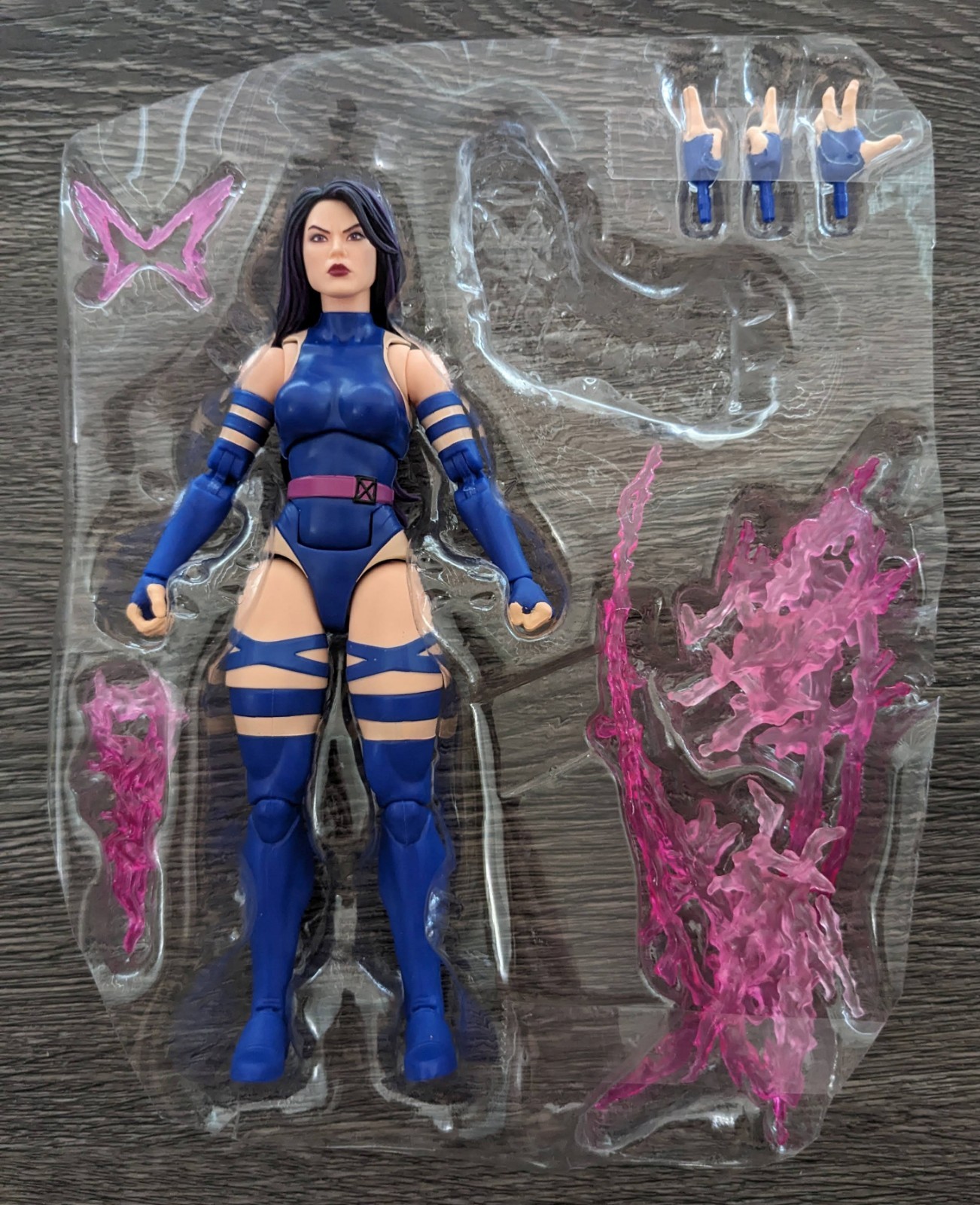 Marvel Legends GAMERVERSE PSYLOCKE FIGURE + EFFECTS (No Alt Head) (Thanos 2 Pack