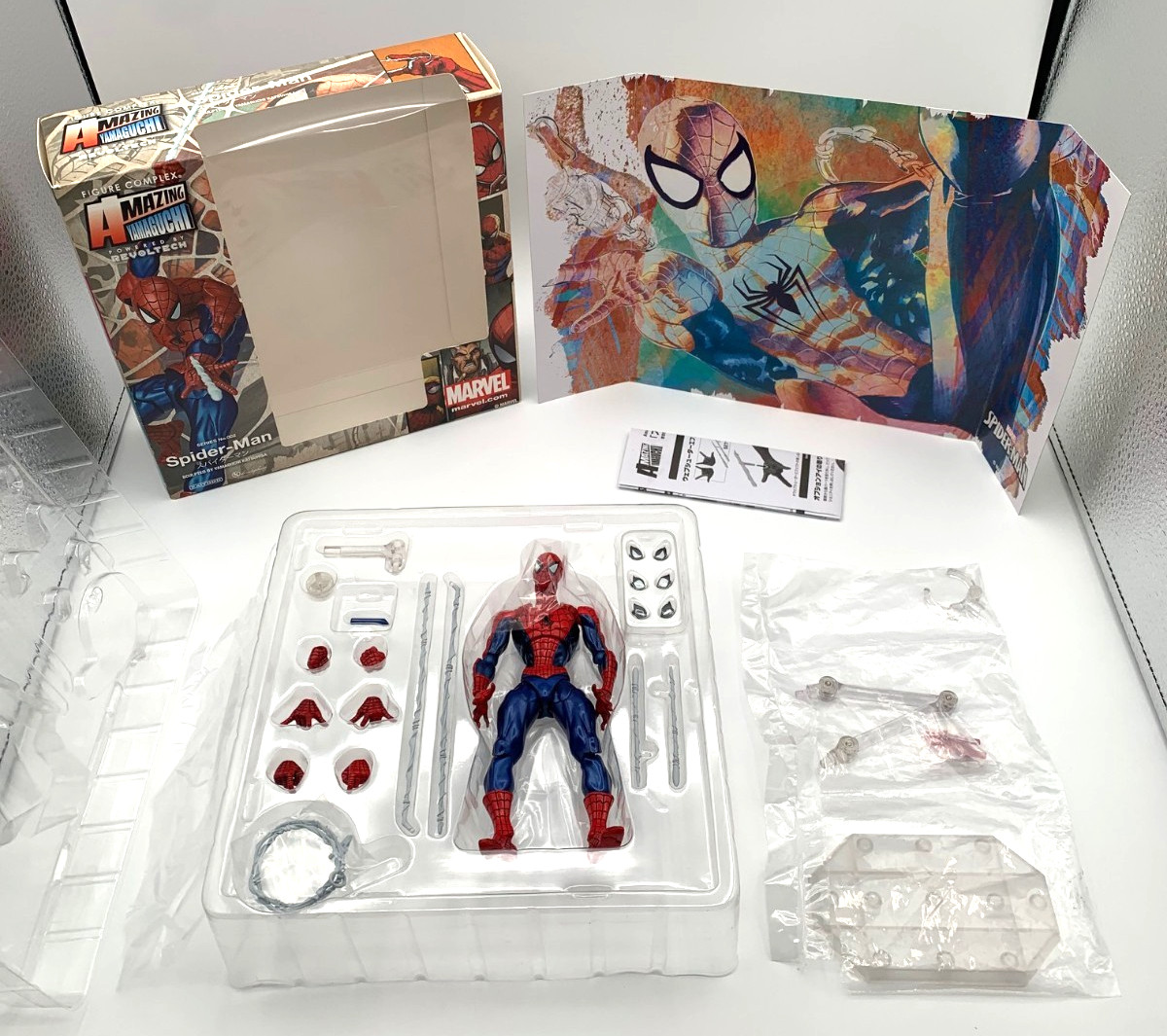 AMAZING YAMAGUCHI Spider-Man No.002 KAIYODO REVOLTECH Action Figure 2017 JAPAN