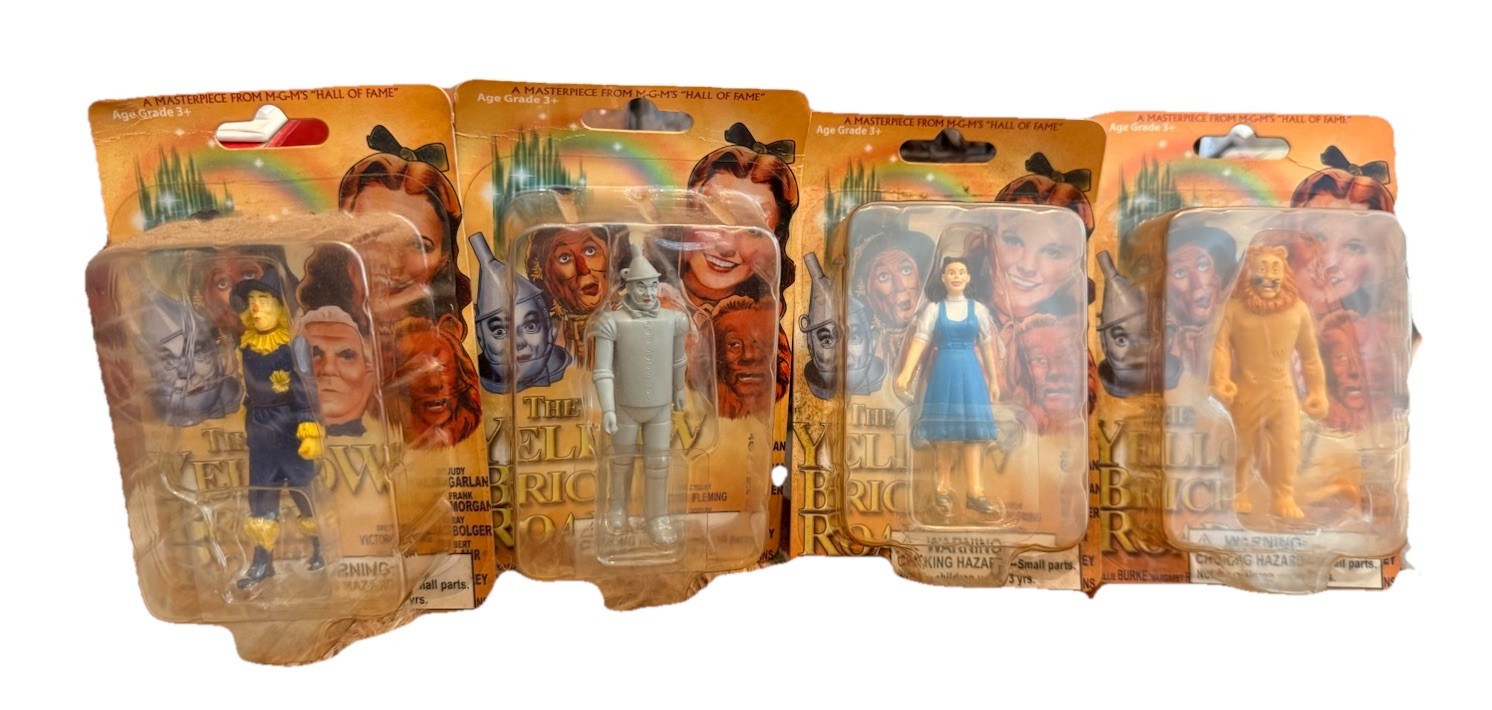 MGM Hall of Fame 2005 The Yellow Brick Road Figures Set of 4 The Wizard of Oz
