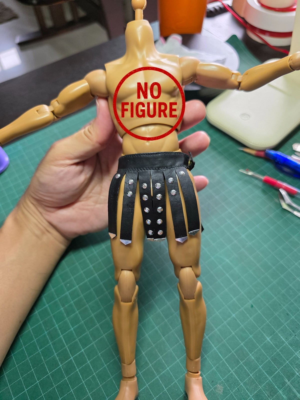 Made to Order Handmade 1/6 Custom Belt for gladiator Action Figure (No Figure)