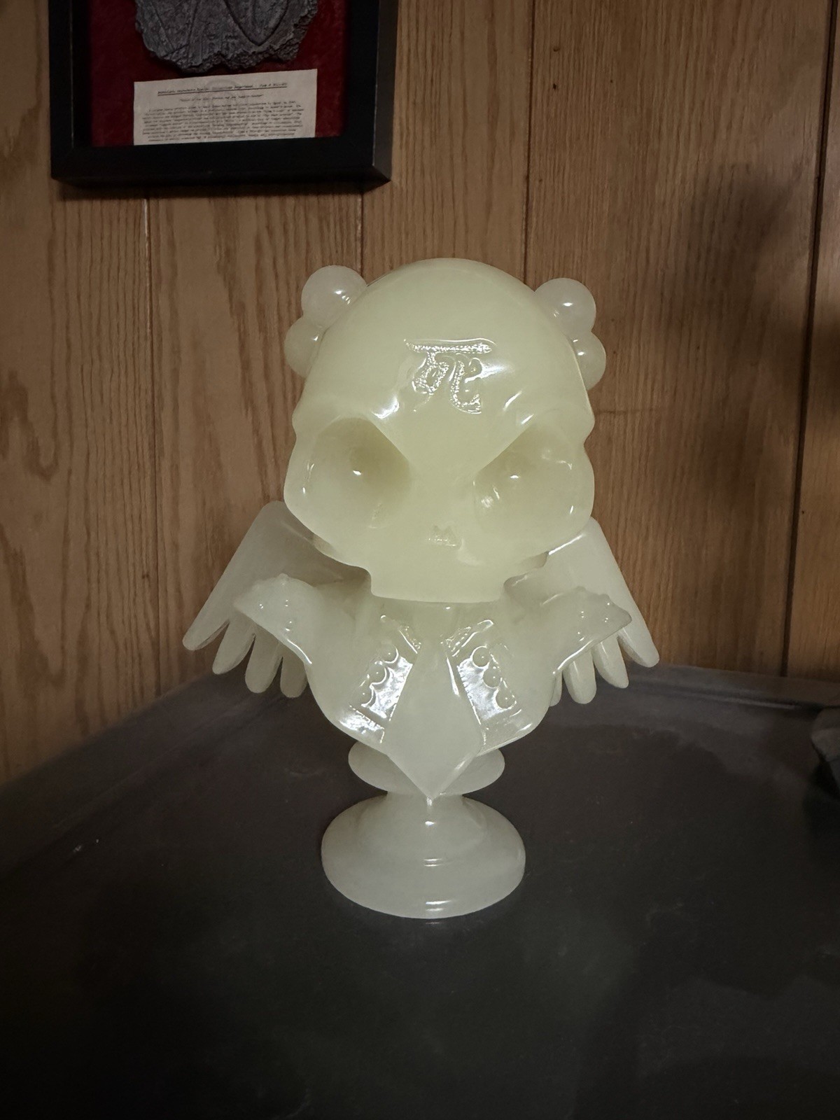 KID ROBOT Huck Gee Resin Skullhead GID 6” Bust Super Rare (2013) Numbered 1/50!!
