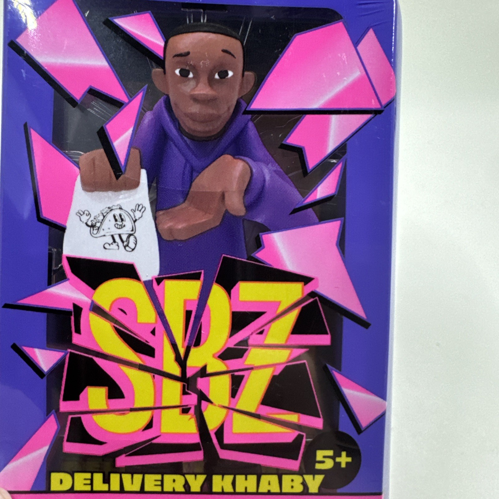 ScreenBreakZ Delivery Khaby 4.5&Prime; Collectible Figure From The Khaby Lame Series