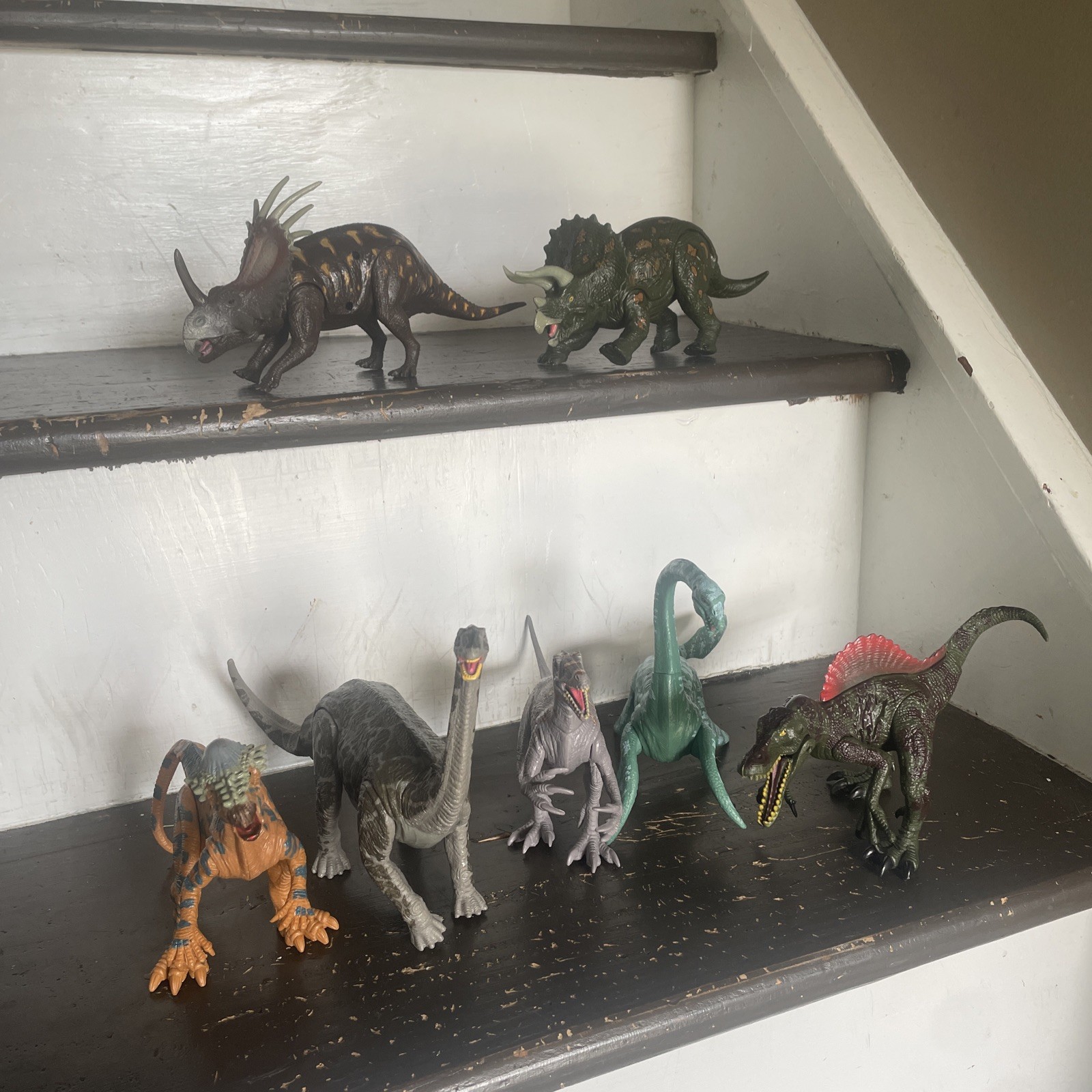 Poseable Dino Dinosaur Action Figure Toy Lot of 7 Kid Galaxy and others 🦖🦕