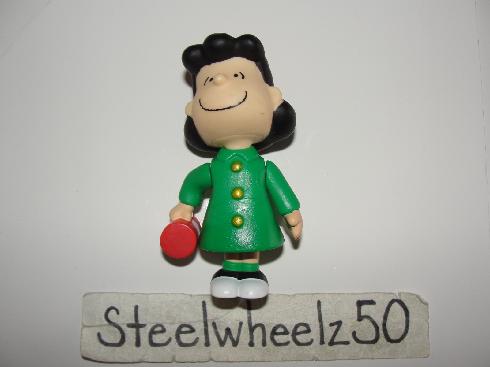 Peanuts Gang Lucy & Linus Christmas Figure Lot Forever Fun 2012 3&Prime; Jointed Give