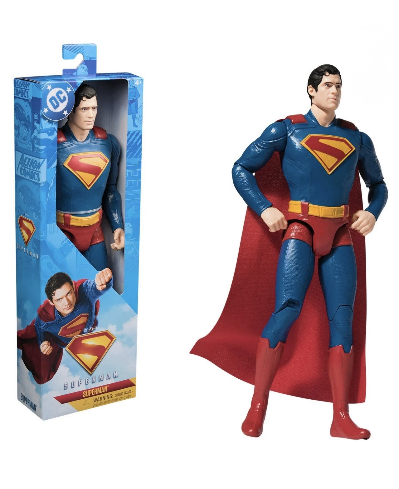DC Comics Superman 12-Inch Action Figure Brand New- For Age 4 and Up.