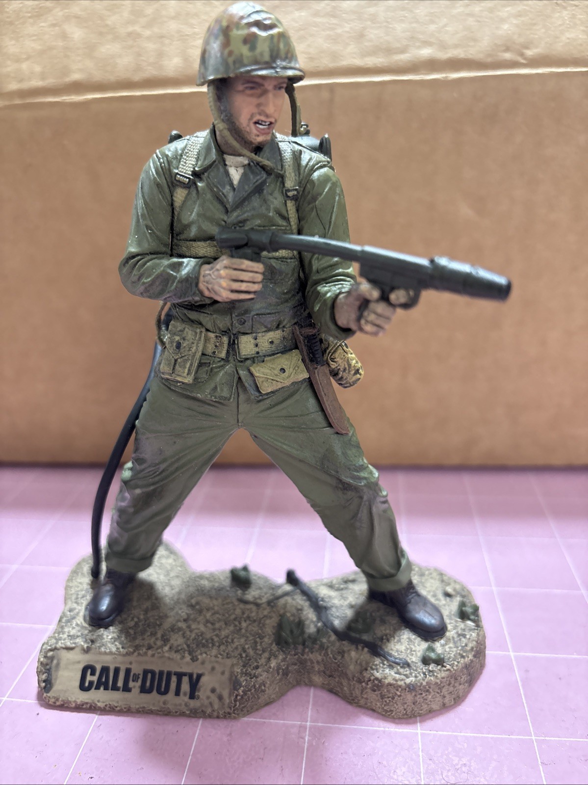 Call of Duty World at War Marine Corps w/ Flamethrower Battle of Peleliu Figure