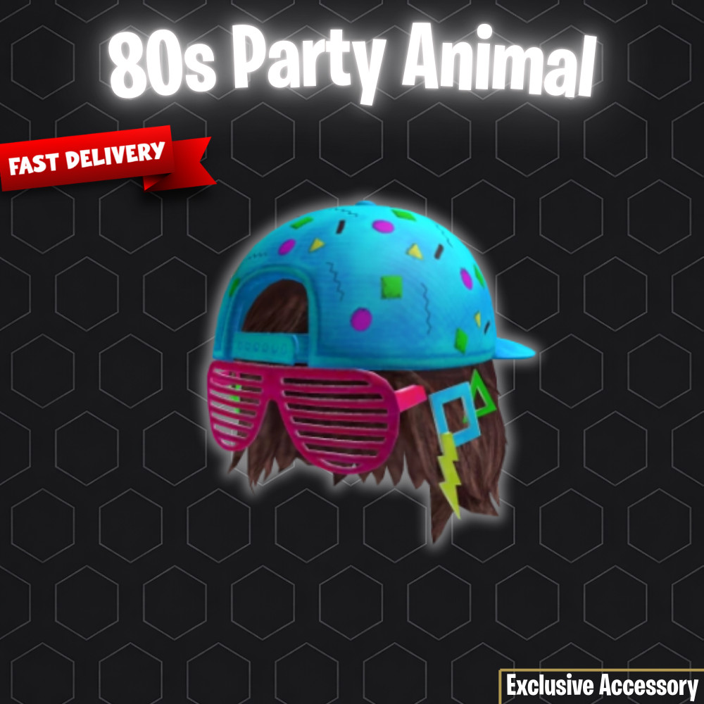 Roblox: 80s Party Animal 🎉 Exclusive Accessory