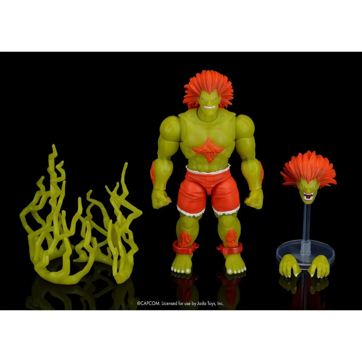 NEW! Ultra Street Fighter II Blanka Glow-in-the-Dark 6&Prime; AF EE & JADA EXCL.