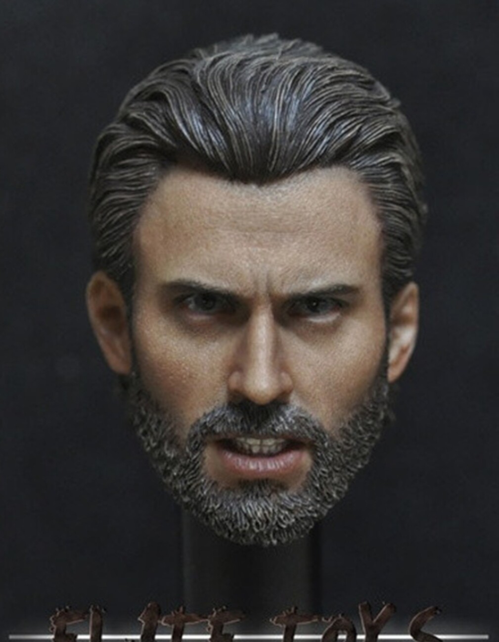 1/6 Beard Chris Evans Head Carved Model Toys Fit 12 » Figure