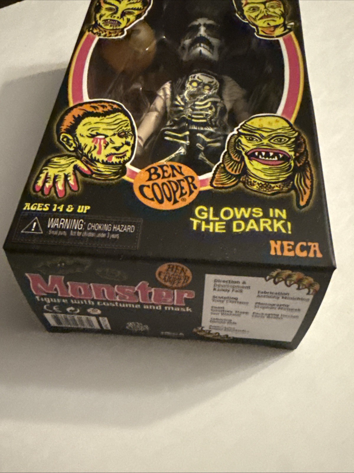Sealed NECA Ben Cooper EX-01 Skeleton Girl Glow in The Dark NYCC 2024 Exclusive