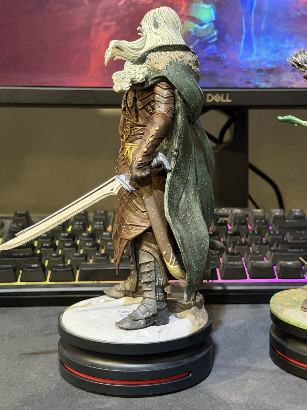 Dungeons and Dragons Drizzt Do&rsquo;Urden Catti Brie Statue 9&Prime; D&D Lot Dark Alliance