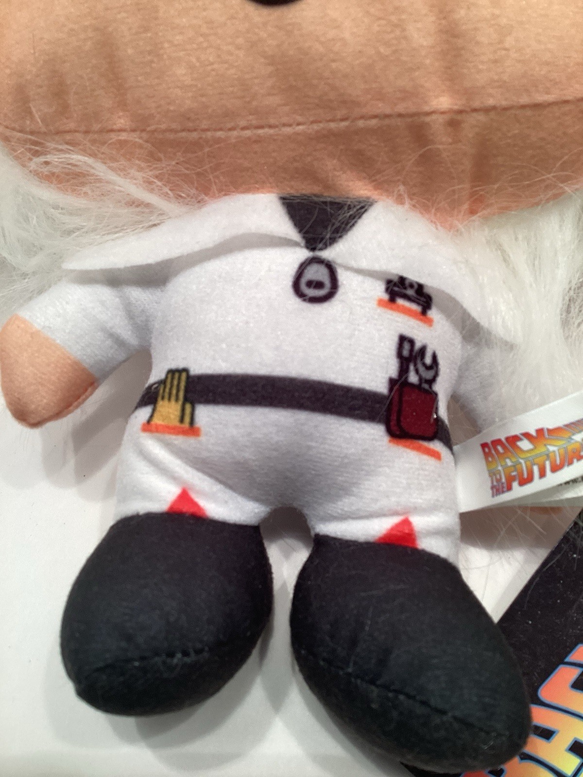 Back to the Future,Doc Brown, Plush 10”Universal Studios, New W/ Tag