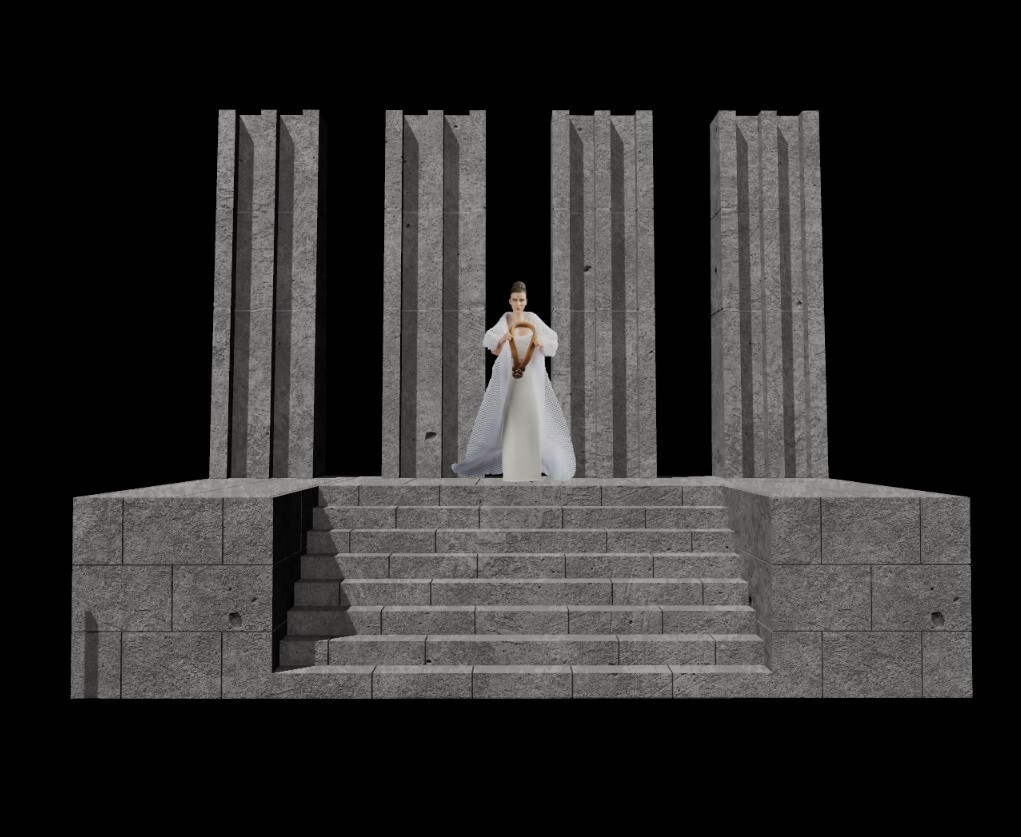 Yavin Throne Room Diorama for 6 inch (1:12) Figure