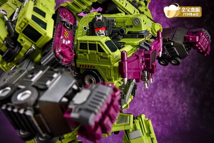 Original Box-Jinbao Oversized Devastator Gravity Builder With UPGRADE KIT 1.0