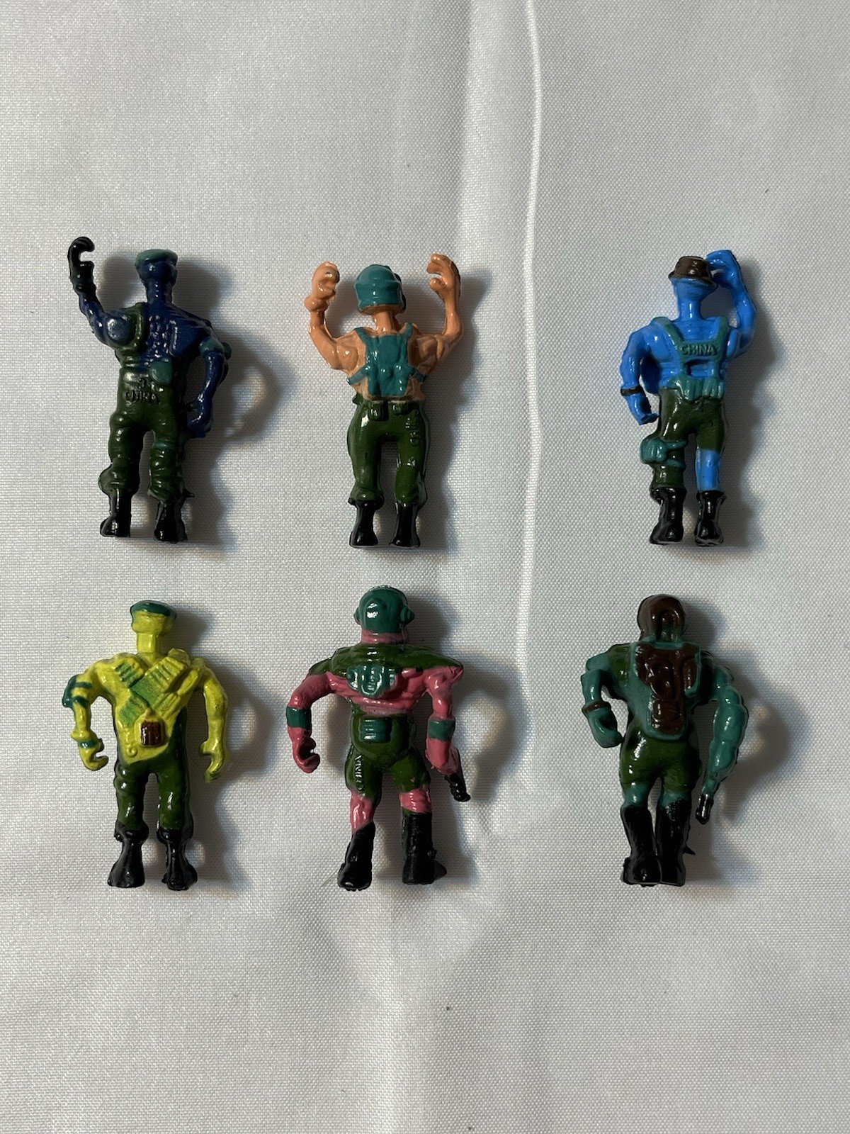 BONE BRIGADE LOT 1995 Jasman Ghost Battalion Skeleton Gumball SET of 6 Vintage