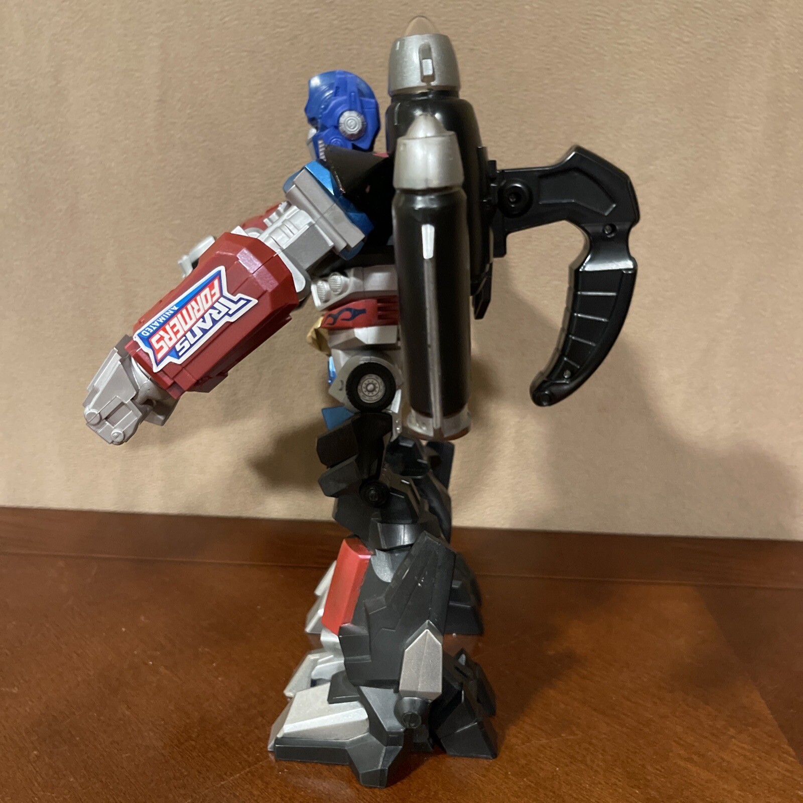 Optimus Prime 12” Transformers Mega Power Bots Talking Figure Light Up 2008