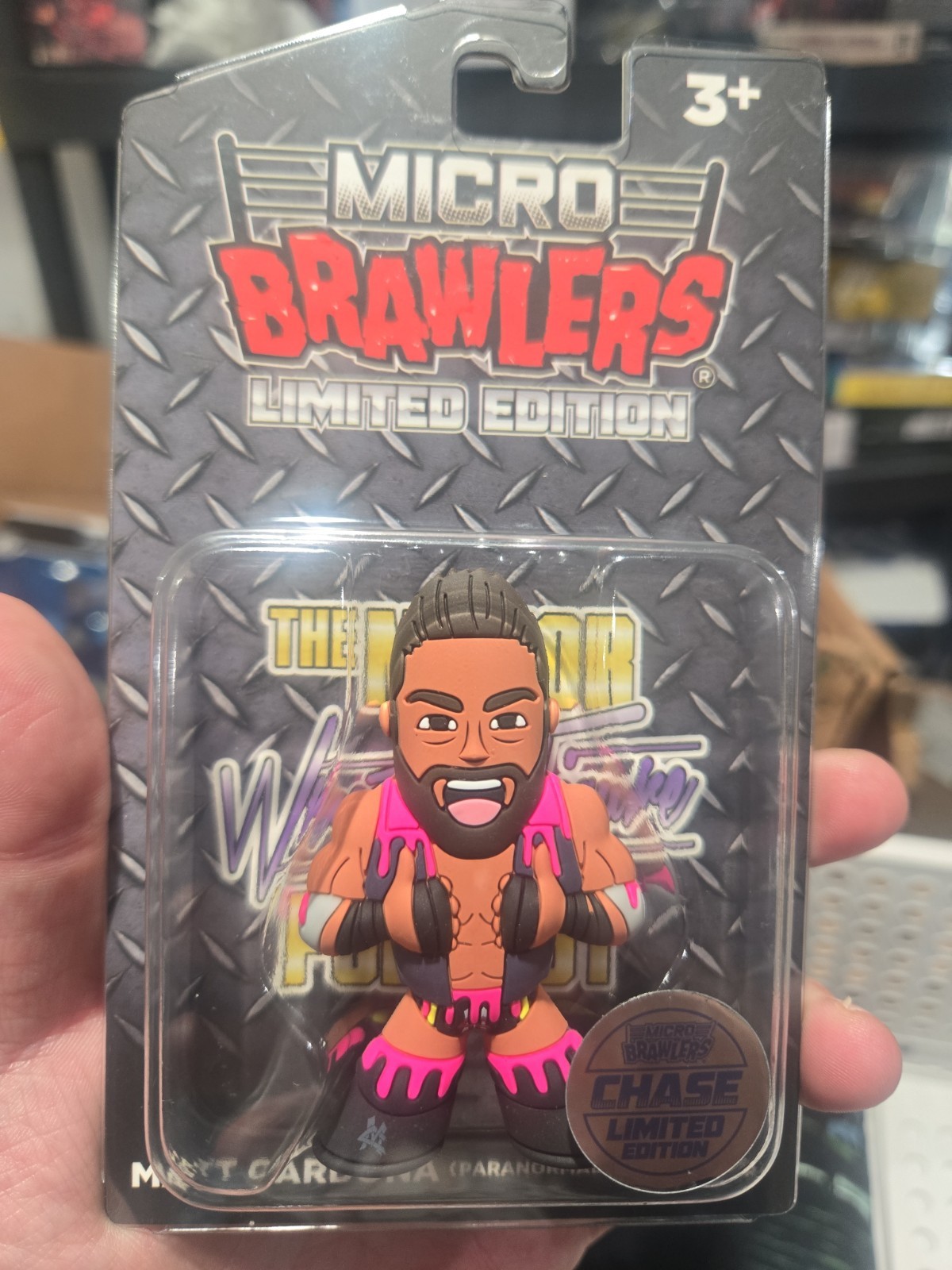 Matt Cardona (PARANORMAL INVESTIGATOR Chase Micro Brawler NEW LIMITED EDITION