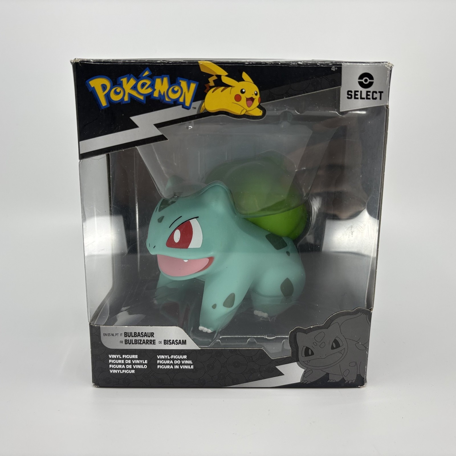 Pokemon Select Series 1 Bulbasaur 4in Vinyl Figure 2024 Light Box Wear