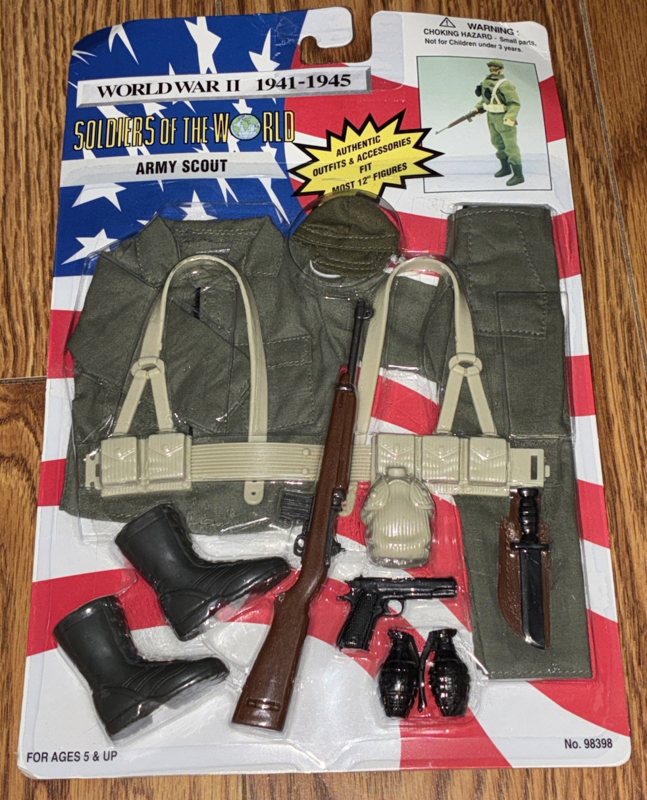 Soldiers Of The World World War II Army Scout Uniform For 12” Figure 98398 NEW