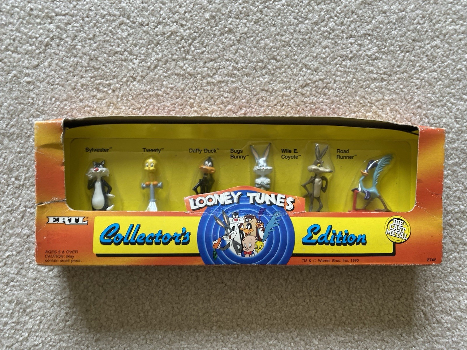 Ertl The Looney Tunes Collector’s Edition- 6 Figures-made 1990-some box wear-New