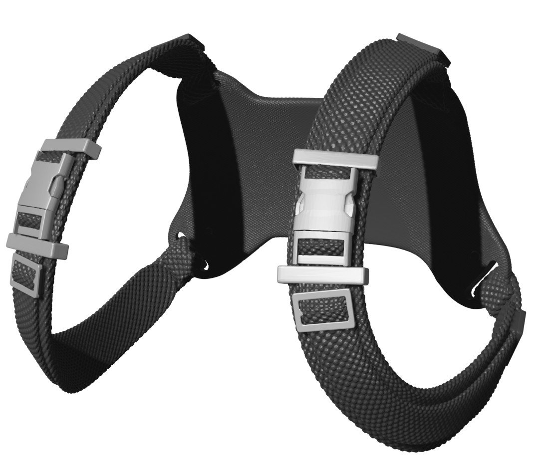1/10 Scale Action Figure Chest Harness: Winter Soldier