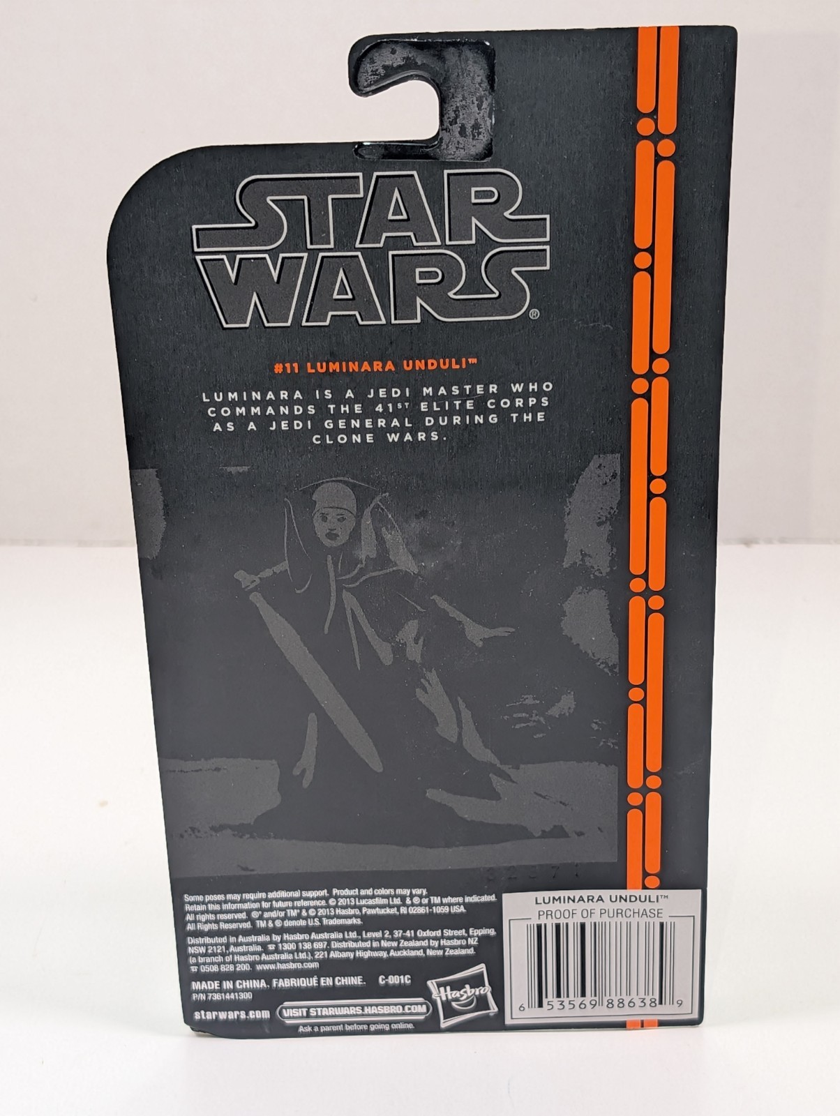 Star Wars Black Series #11 Luminara Unduli 3.75 Action Figure ~ New In Package!