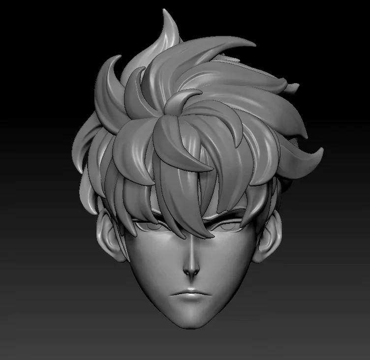 1/12 Head Sculpt Fit 6 » SHF Romankey Solo Leveling Sung Jinwoo Action Figure