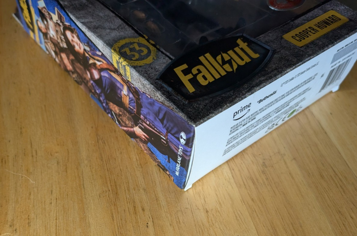 McFarlane Fallout Series Cooper Howard Action Figure Platinum Red Chase Edition