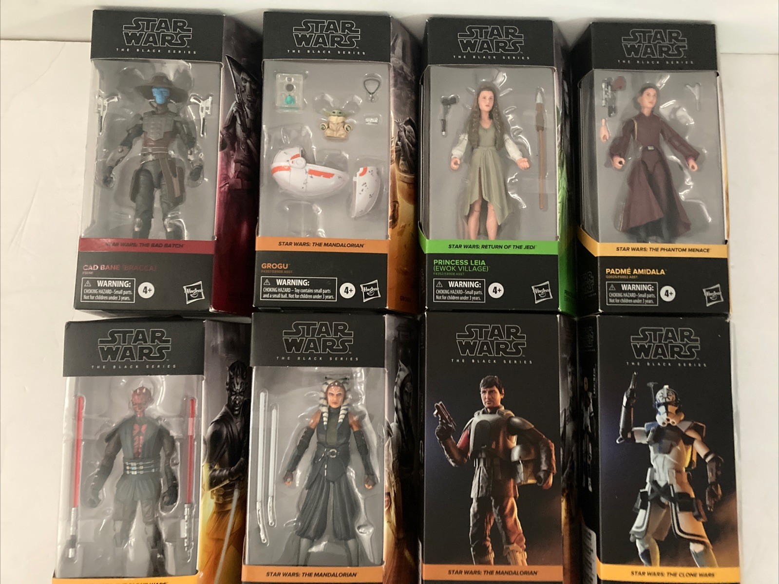 Star Wars Black Series Darth Maul Clone Commander Jesse Cad Bane Grogu 8 Figures