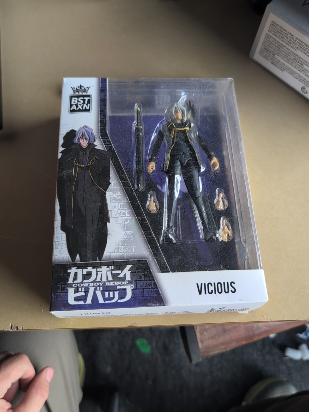 BST AXN Cowboy Bebop VICIOUS 5&Prime; Action Figure NEW IN BOX FAST SHIPPING